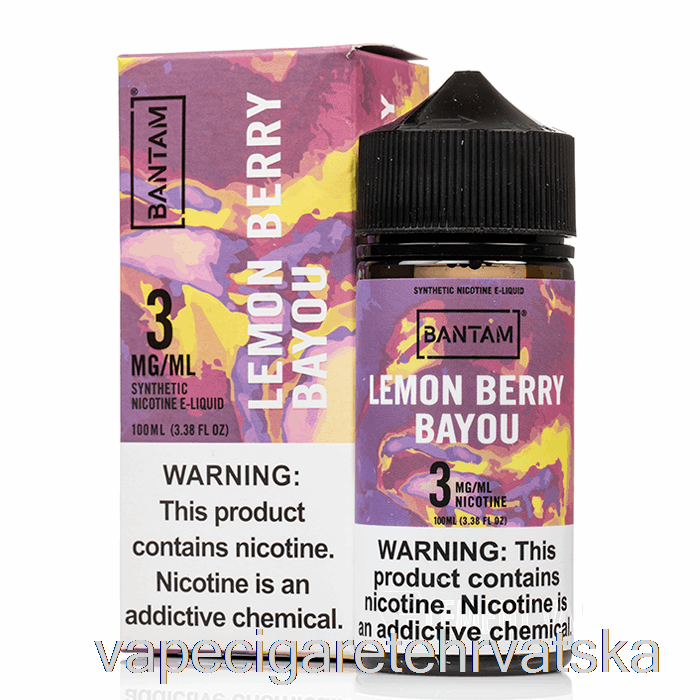 Vape Hrvatska Lemon Berry Bayou - Bantam Vape - 100ml 3mg